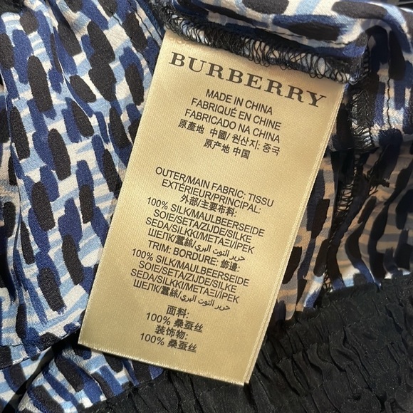 Burberry Brit Silk Paintbrush Patterned Jogger Pants - Picture 10 of 11
